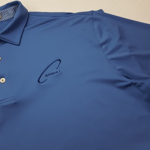 Peter Millar Blue Polo XL Summer Comfort Golf Shir - Picture 3 of 8